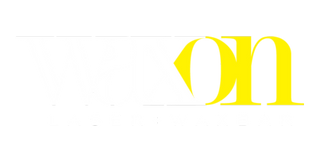 WAXON Logo yellow and white