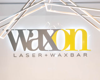 WAXON Laser + Waxbar Illuminated Sign